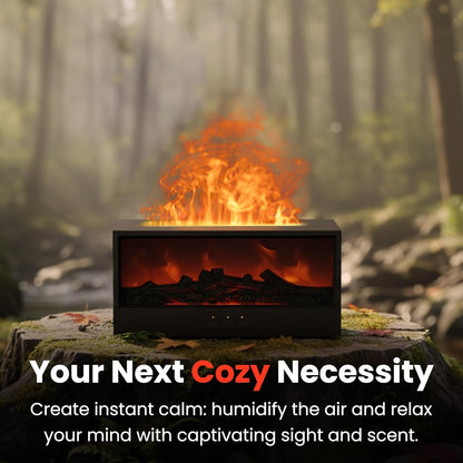 Humificador LED Efecto Chimenea