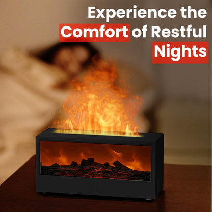 Humificador LED Efecto Chimenea